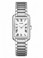 Cluse Belisenna Watch Steel, White, Silver Colour