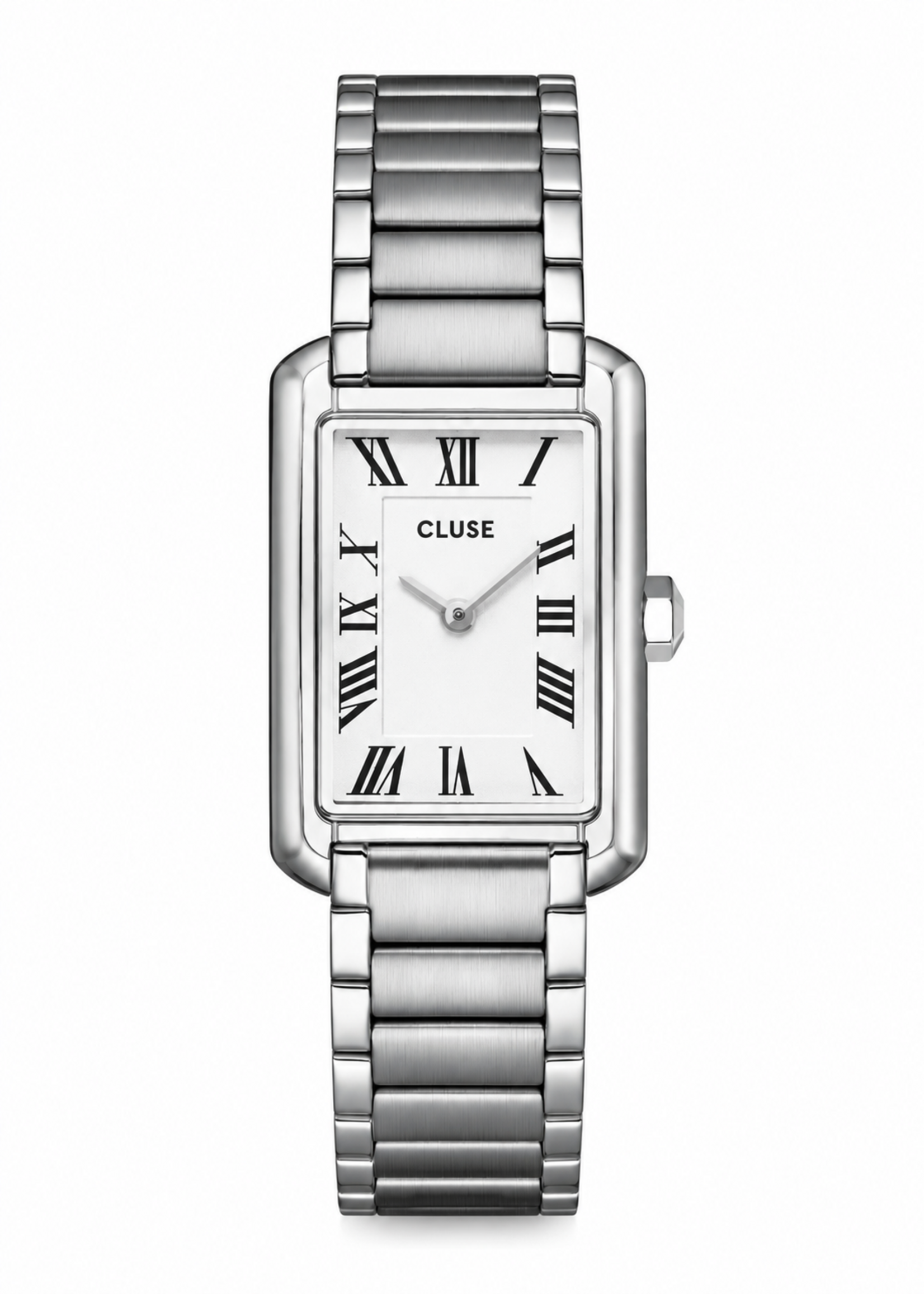 Cluse Belisenna Watch Steel, White, Silver Colour