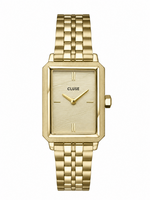 Cluse Fluette Watch Steel, Sand Texture Gold, Gold Colour