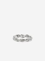 Buddha to Buddha 925 Sterling Zilveren 406 DI Stacking Ring Katja Twist Diamond Silver