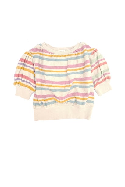 Terry s/s sweater - Stripe