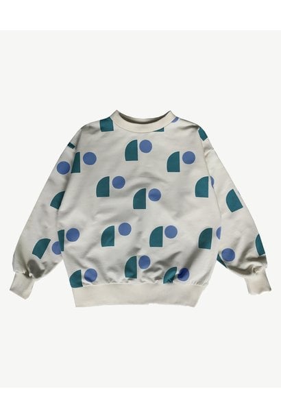 Balloon Sweatshirt - Milk Sail Print