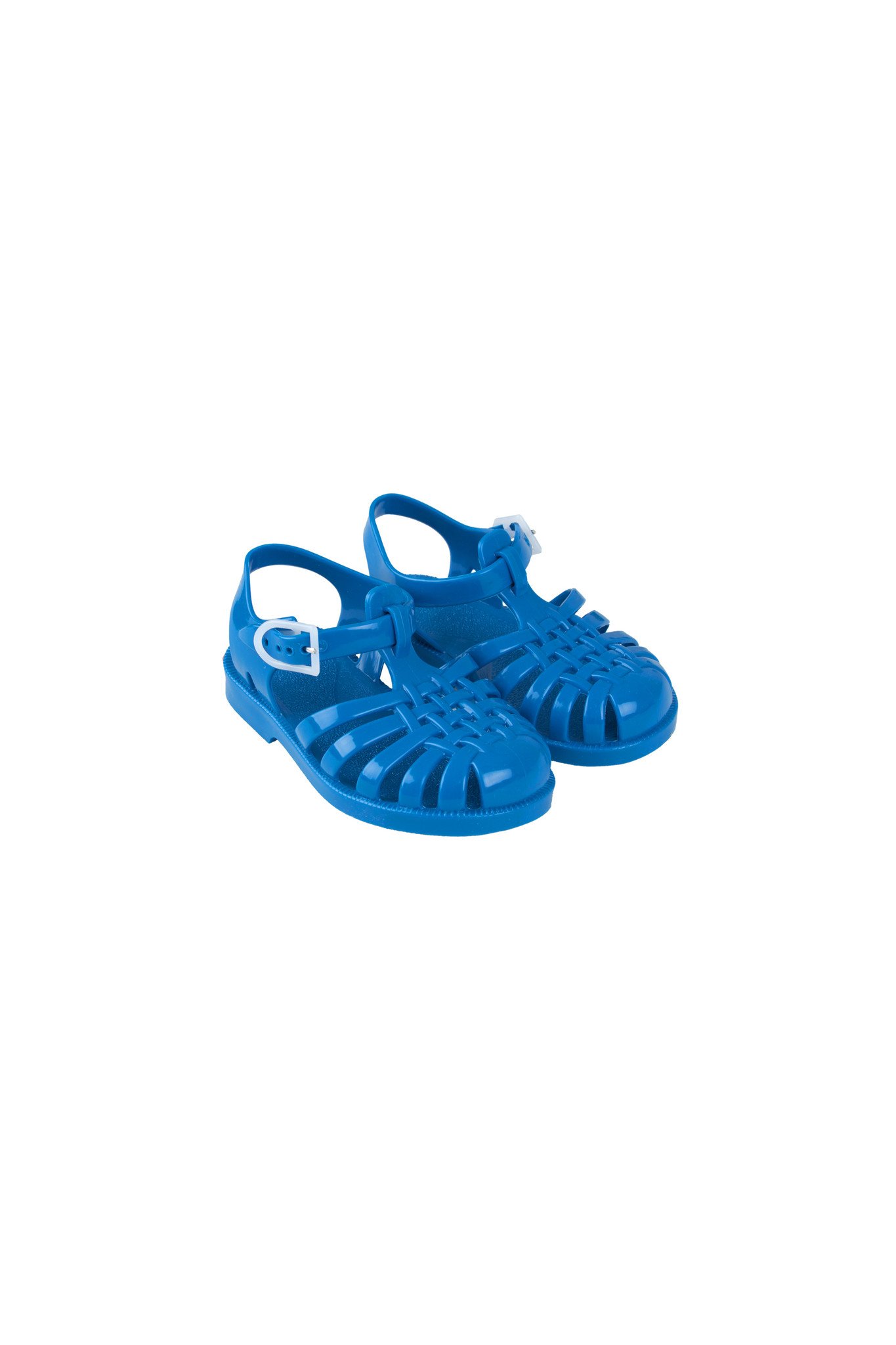 blue jelly sandals