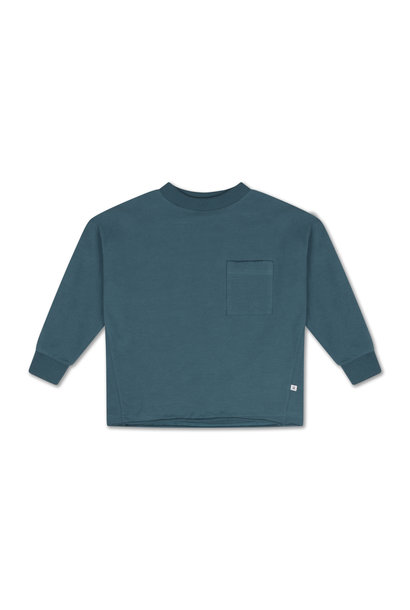 Sweat tee - Dark Dusty Blue