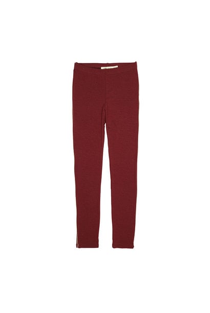 Paula leggings - Oxblood Red