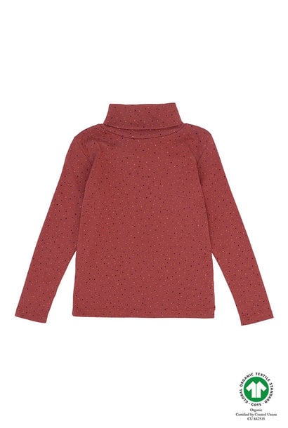 Ena top - Trio Dotties Barn Red