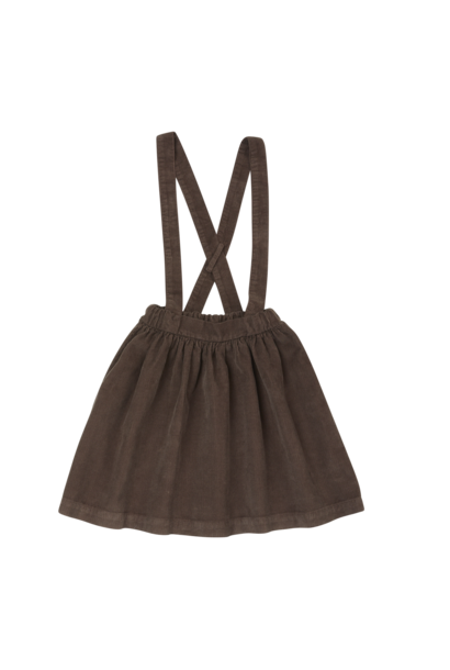 Suspender skirt - Dark Chocolate