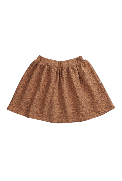 Skirt - Leave Drops Caramel Fudge