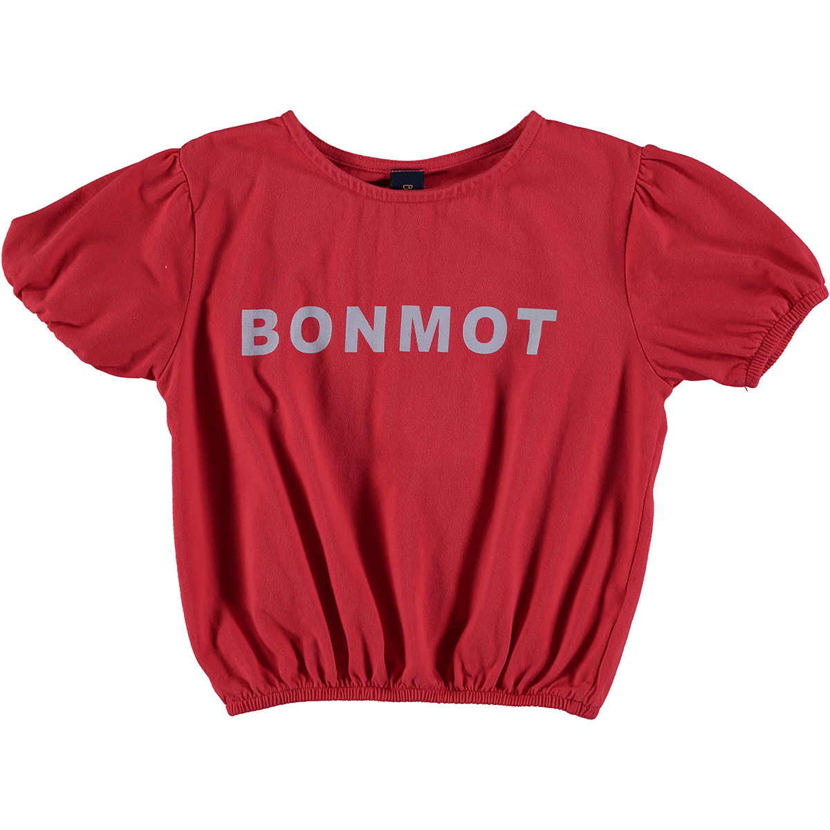 Crop T-shirt kid Bonmot - Red-1