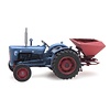 Fordson tractor with broadcast spreader