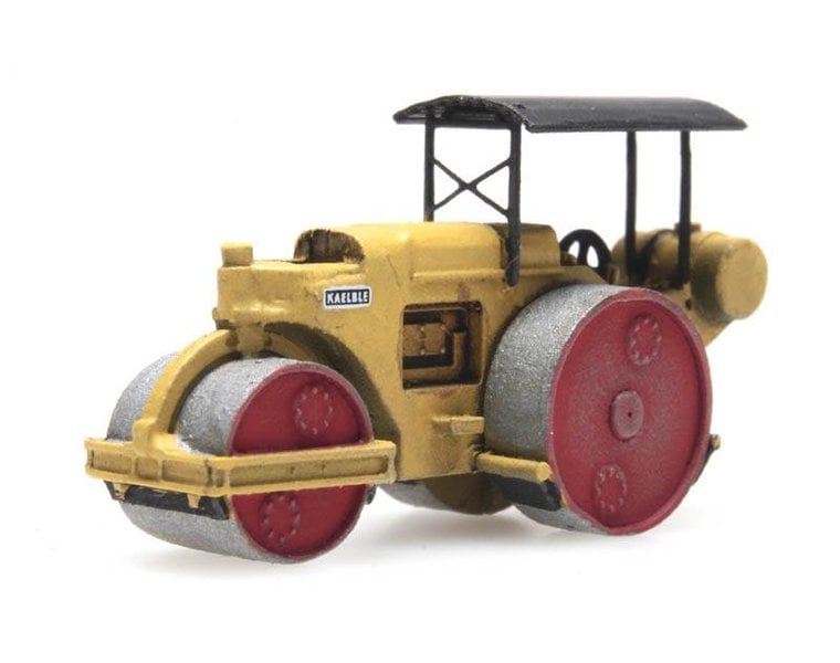 Road roller Kaelble yellow