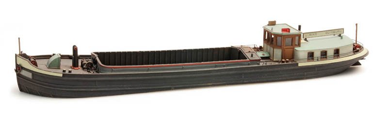 Luxe motorschip 120 ton - resin bouwpakket - 1:87