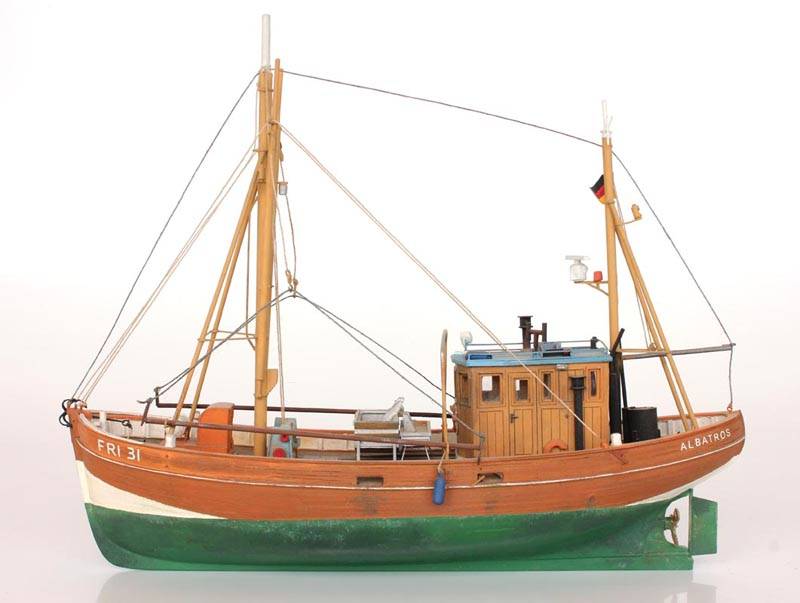 Shrimp Cutter full hull 1:87 resin kit