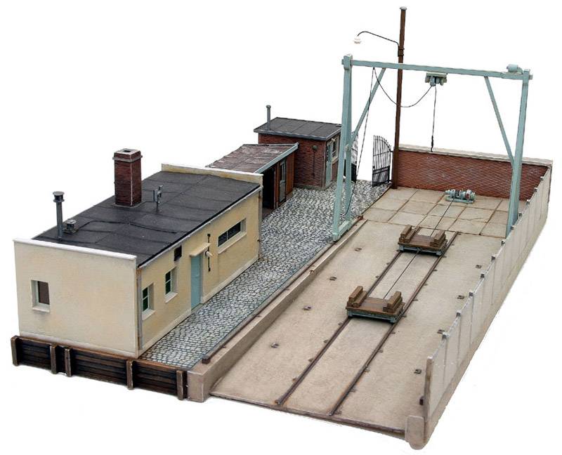 Small wharf (complete kit), 1:87, resin kit, unpainted