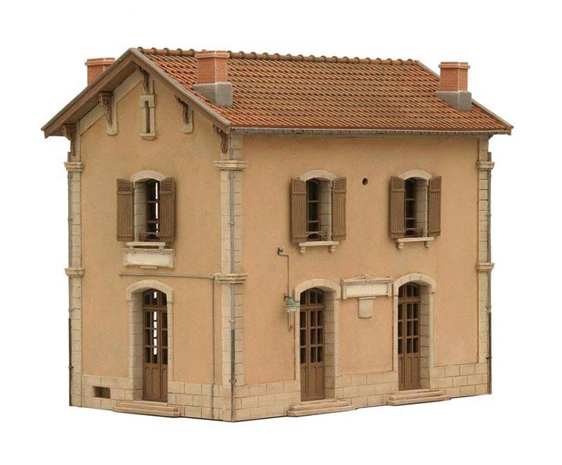 Bahnhof Mauzens-Miremont, Frankreich, 1:87, Bausatz aus Resin, unlackiert