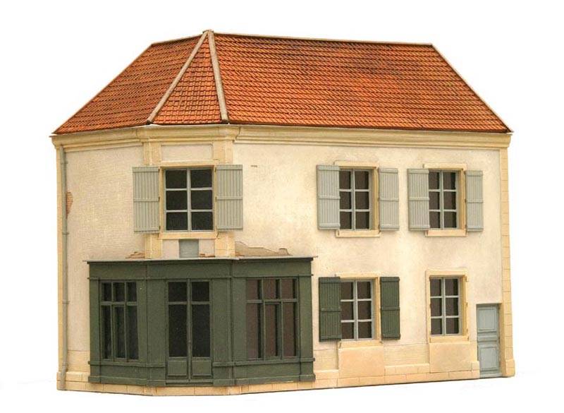 Fassade O Frankreich, 1:87, Bausatz aus Resin, unlackiert