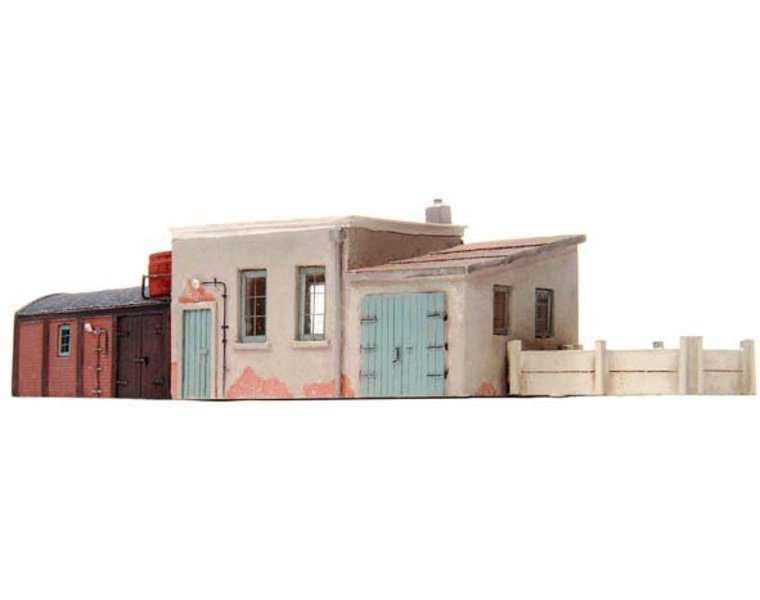 Utility buildings for railway workers 1:160