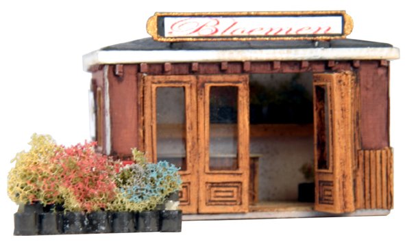 Flower stand, 1:160, resin kit, unpainted