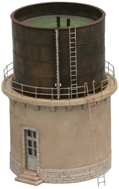 Franse watertoren, 1:160, bouwpakket uit resin, ongeverfd