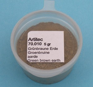 Mineral Paint Green-brown Earth-tone (weathering powder)