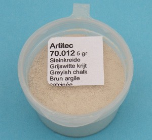 Mineral Paint Gray-white Chalk Color (weathering powder)
