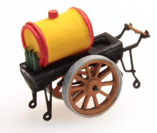 Oil pushcart, 1:160, resin ready made, painted