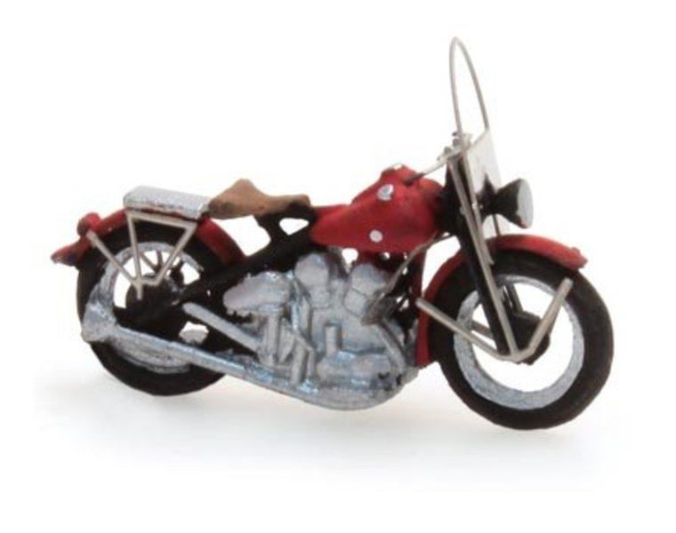 US motorcycle Liberator civiel rood