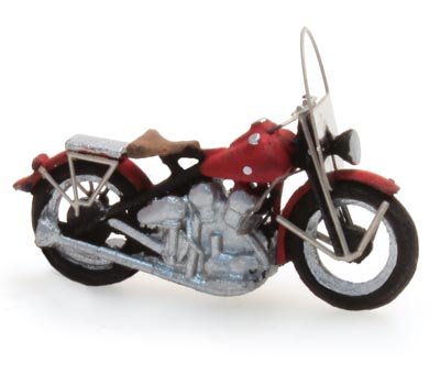 US motorcycle Liberator red, 1:87 ready-made