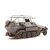 Sd.Kfz 251/3B Funkpanzerwagen, grijs, 1:87 kant en klaar resin, geverfd