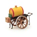 Oil pushcart yellow