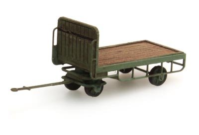 Luggage trailer green