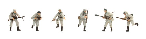 Set 2 Deutsche Infanterie, Winter (6 figures)