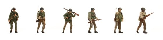 US Infantry 6 figuren