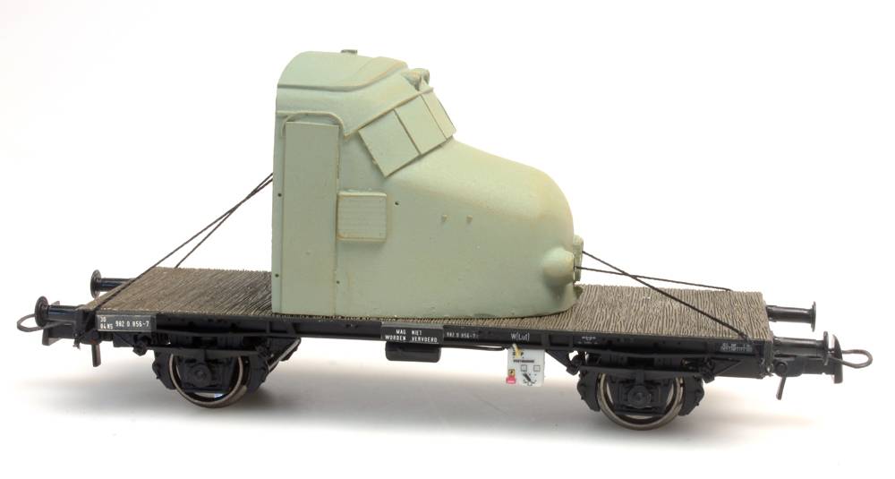 Dutch 2axle flat car NS 30 84 982 0 8567 "Hondekop"