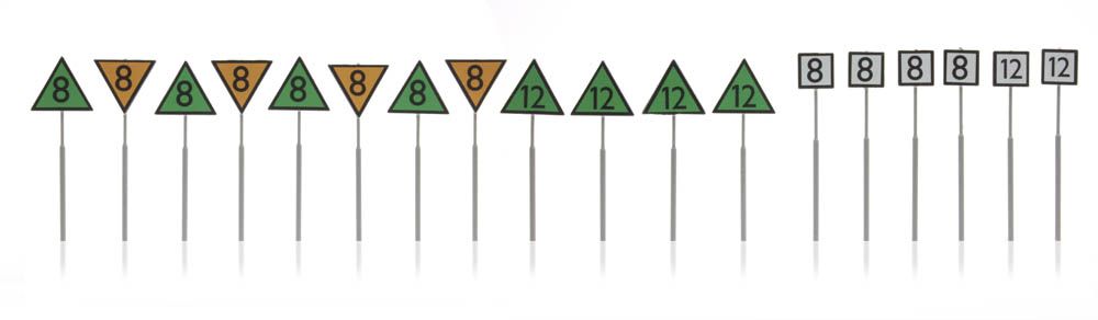 NS Tafeln Geschwindigkeit 18 Stück