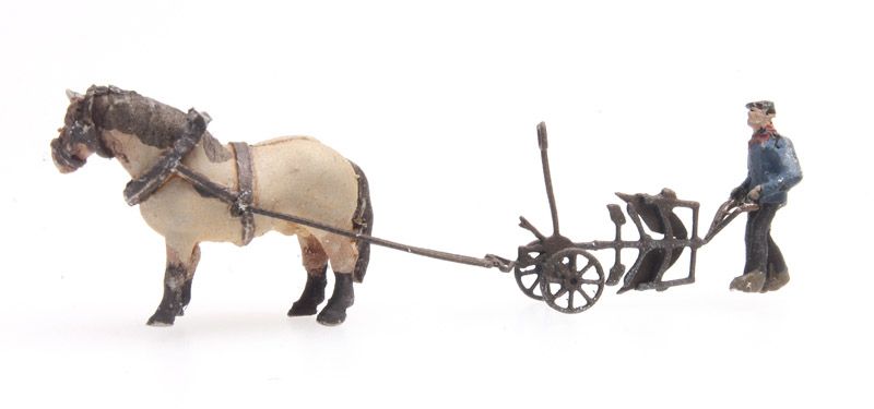 Horse and plough