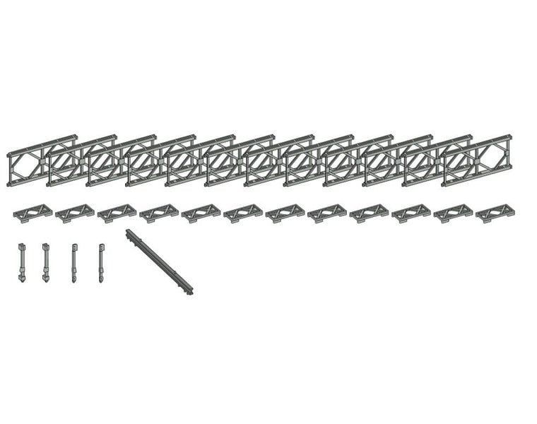 Bailey bridge extension set