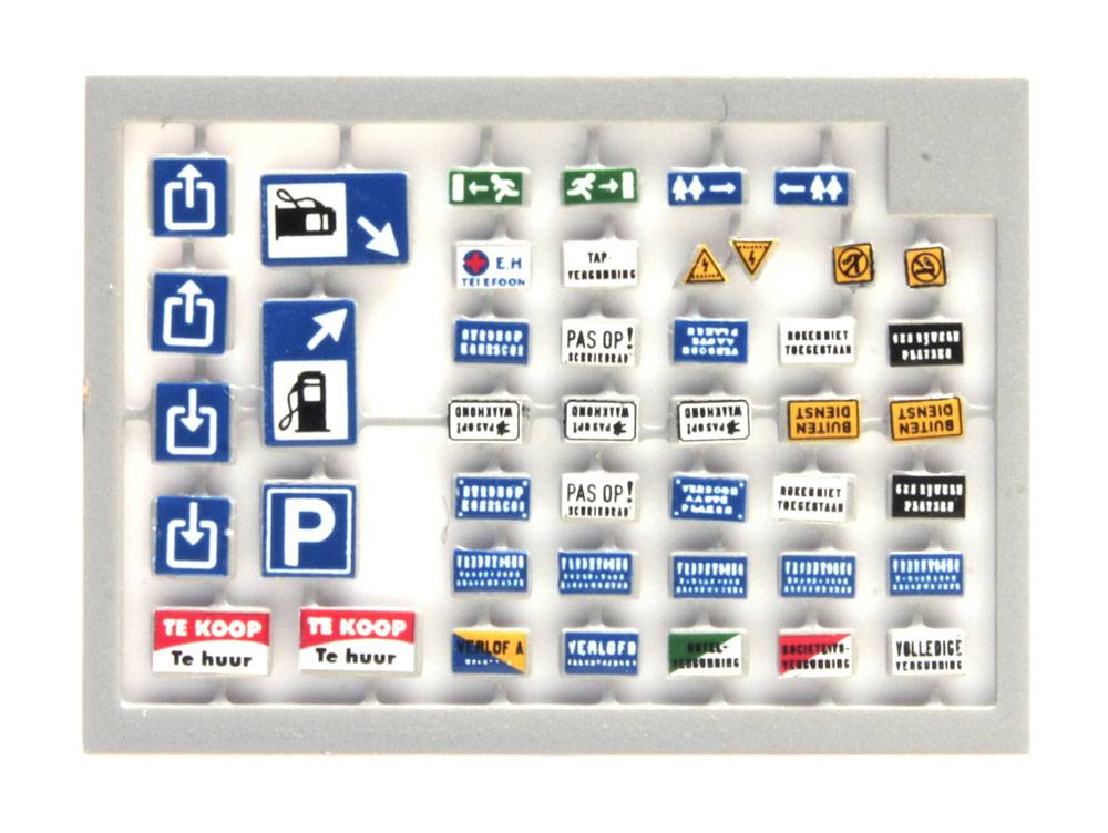 Dutch signs set A 1:160 kit