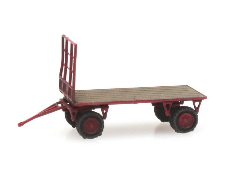 Flat bed farm wagon