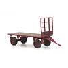 Flat bed farm wagon