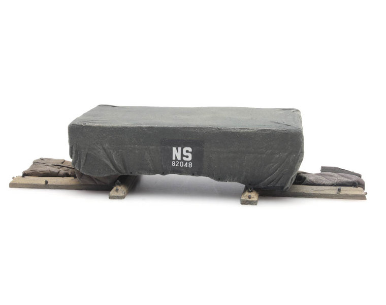 Lading: NS Transportkist met dekzeil