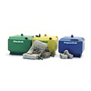 Glass and paper recycling containers and garbage