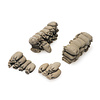 Cargo: jute sacks (27 x 11 mm + 27 x 12 mm)