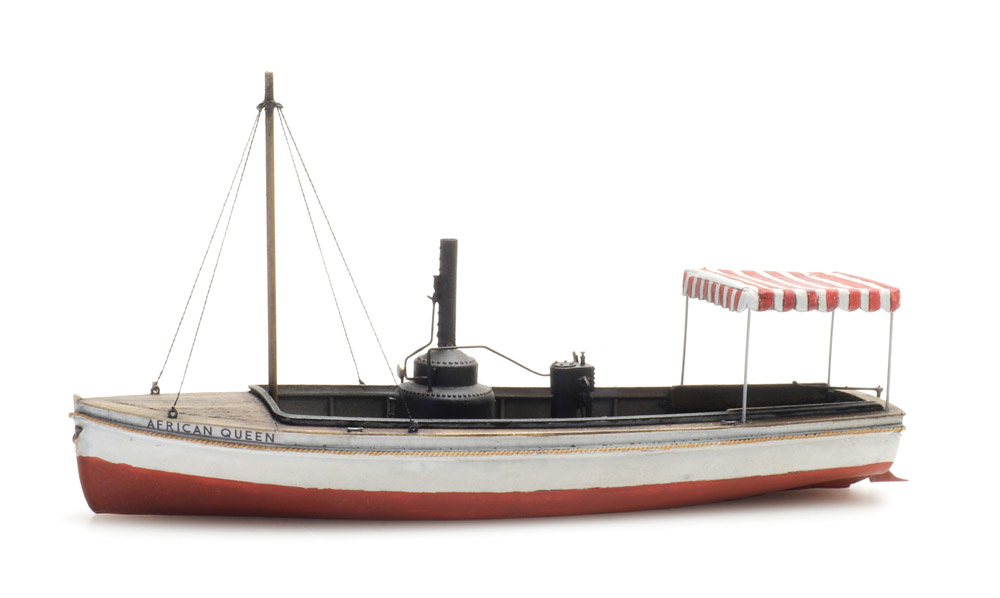 Steam launch waterline