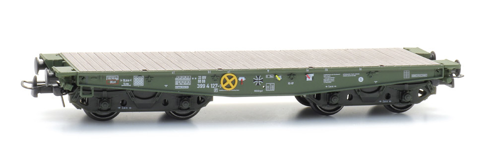 German Flat Car SSy55 Bundeswehr 127-7, V-VI