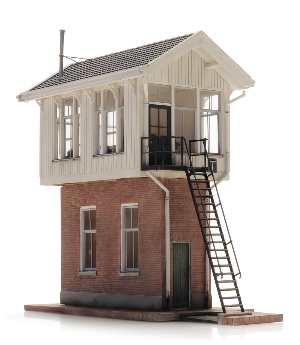 Seinhuis Post T met interieur 1:87 resin kit