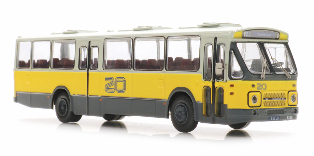 Regional bus ZO 6198, DAF front 2, middle-door exit