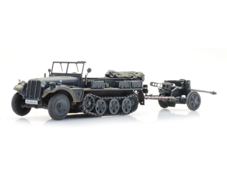 Sd.Kfz. 10 + PAK 38, grau