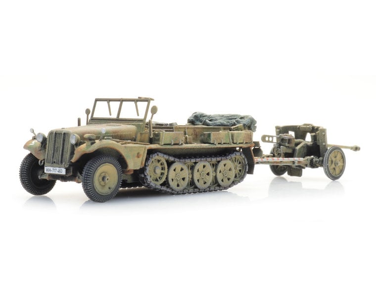 Sd.Kfz. 10 + PAK 38, Camo