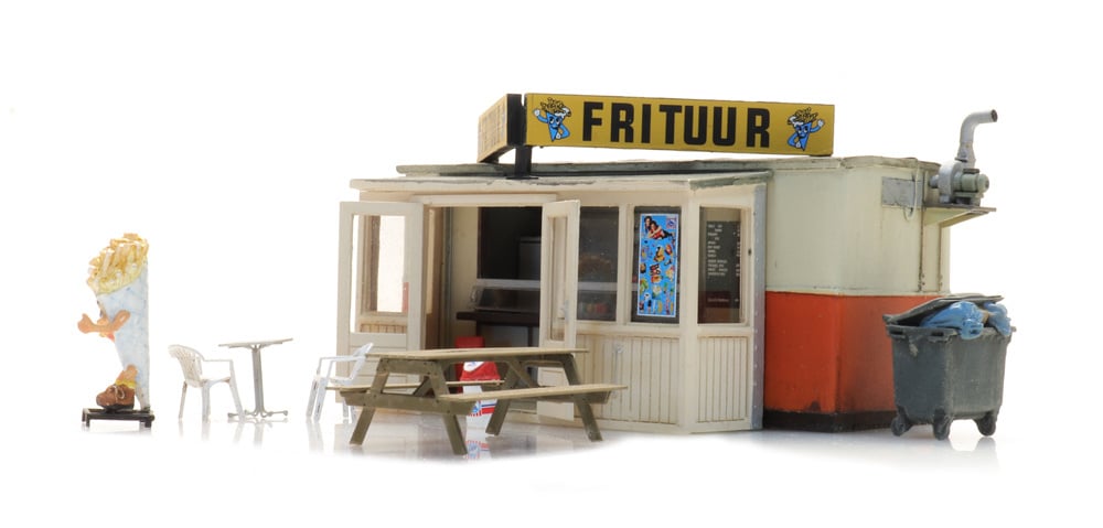Pommes Bude 1:87 Resinbausatz